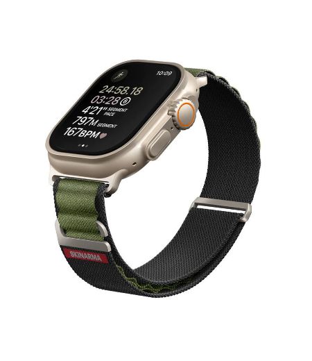 Picture of Skinarma Kobu Watch Strap for Apple Watch 49/45/44/42mm - Olive