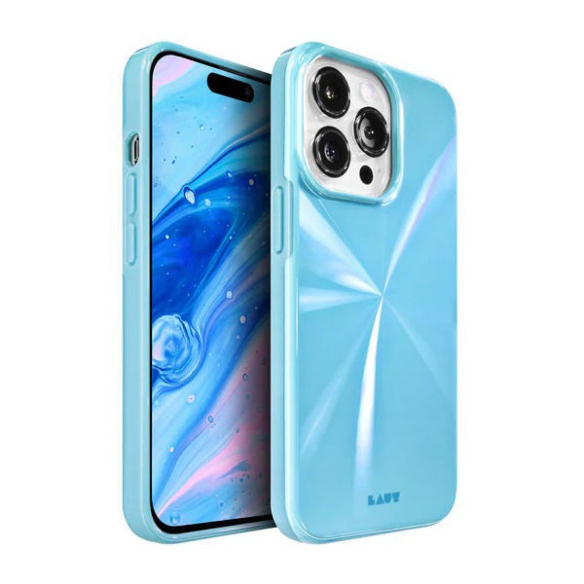 Picture of Laut Huex Reflect Case for iPhone 14 Pro - Baby Blue