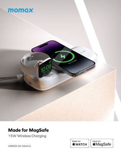 Picture of Momax Airbox Go Power Capsule with MagSafe - White