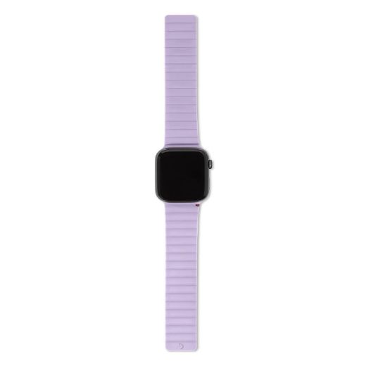 Picture of Decoded Silicone Magnet Traction Lite Strap for Apple Watch 49/45/44/42mm - Lavender