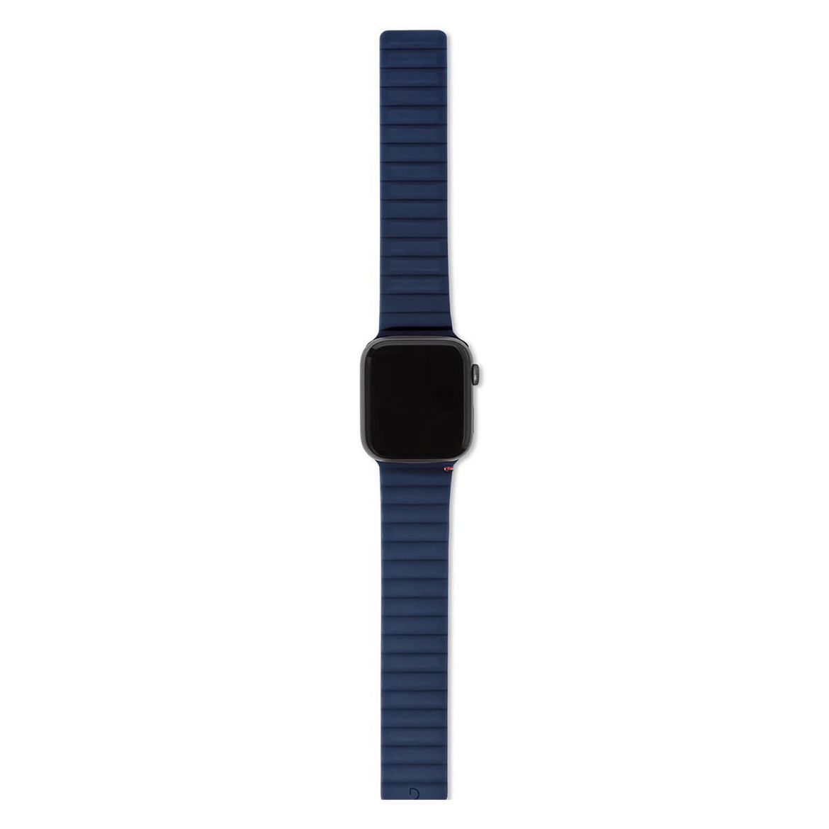 Picture of Decoded Silicone Magnet Traction Lite Strap for Apple Watch 41/40/38mm - Navy Peony