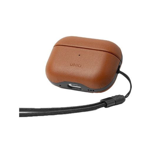 Picture of Uniq Terra Genuine Leather Case for Airpods Pro 2nd Gen - Toffee Brown