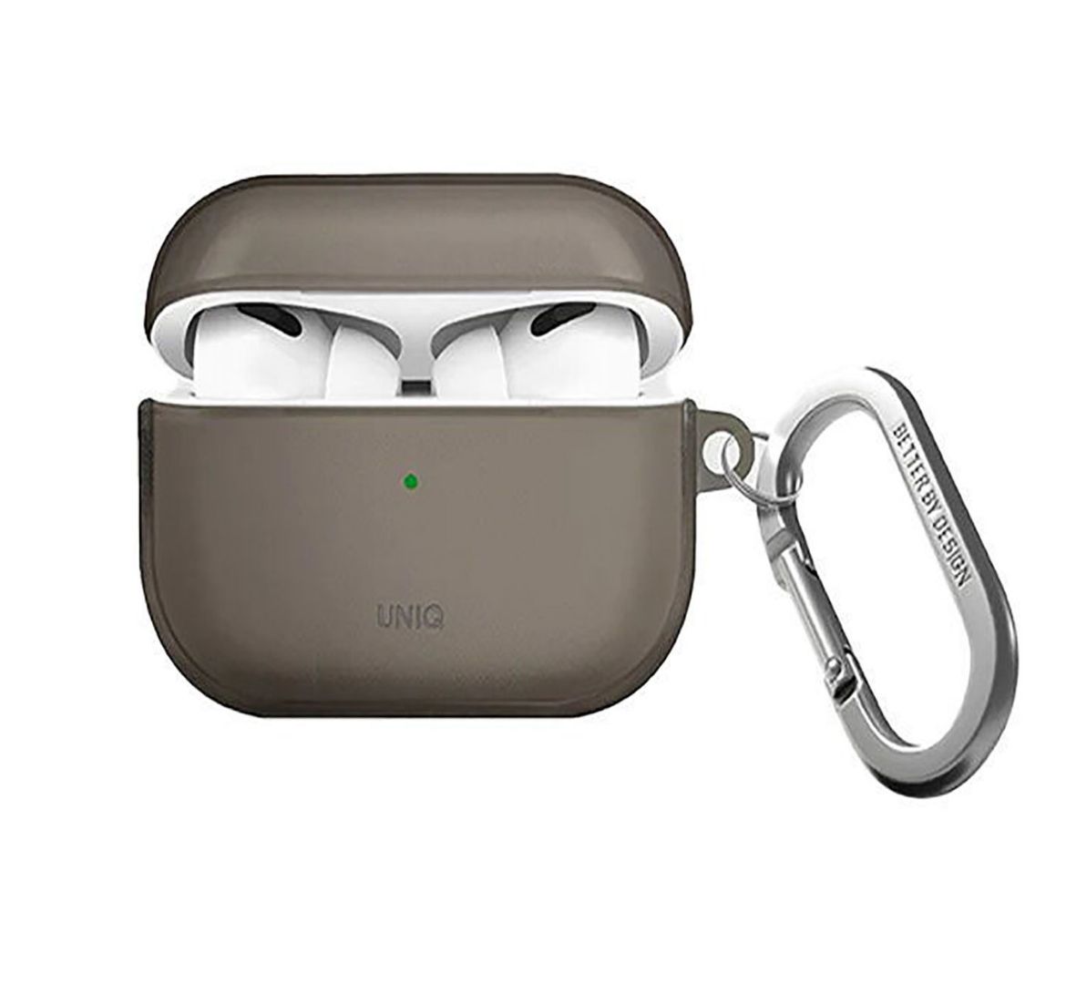 Picture of Uniq Glase Hang Case for Airpods Pro 2nd Gen - Glossy Smoke