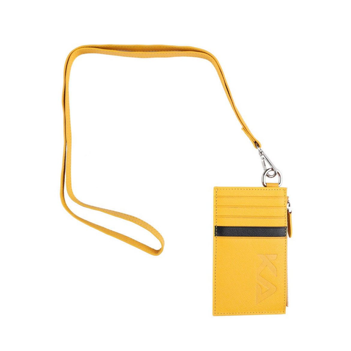 Picture of Kavy Necklace Leather Wallet - Yellow