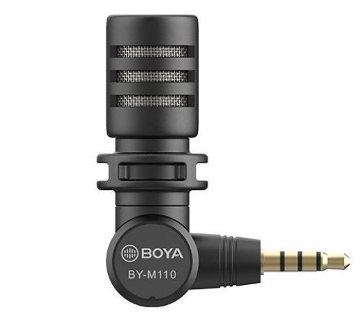 Picture of Boya BY-M110 3.5mm TRRS Microphone for Smartphone - Black