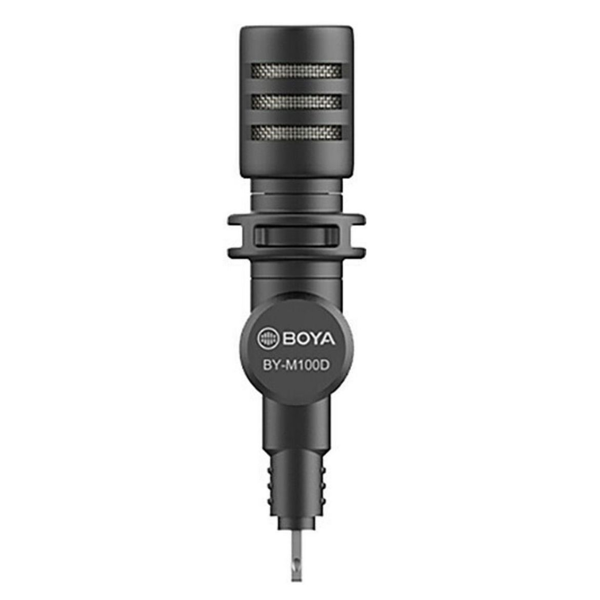 Picture of Boya BY-M100D Mininature Condenser Smartphone Mic with Lightning Connector - Black