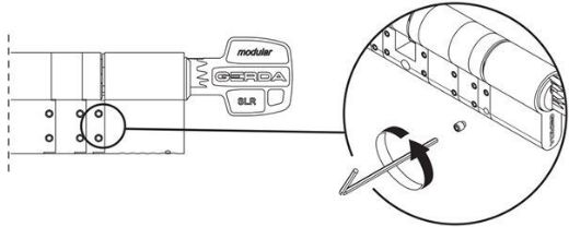 Picture of Tedee (Gerda) SLR Modular Cylinder (cam) 30-61mm/30mm (A)