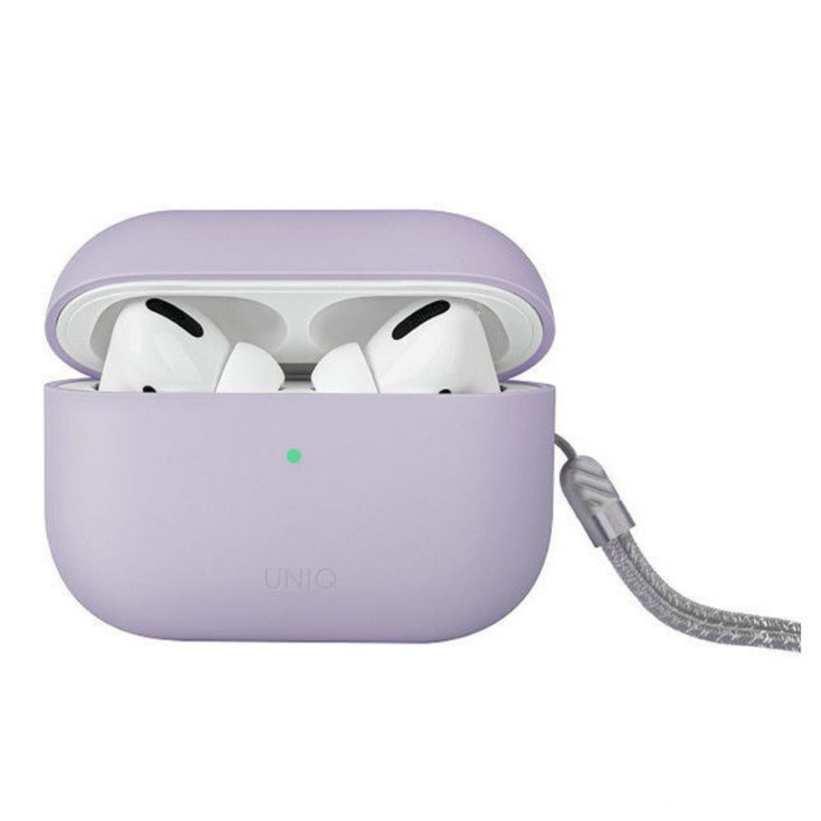 Picture of Uniq Lino Hybrid Liquid Silicone Case for Airpods Pro 2nd Gen - Lilac Lavender