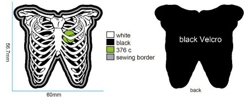 Picture of Zero North Padel Heart (Glow In The Dark)