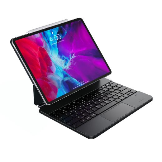 Picture of Smartix Magnetic Backlit Keyboard with Trackpad for iPad Pro 12.9-inch - Black