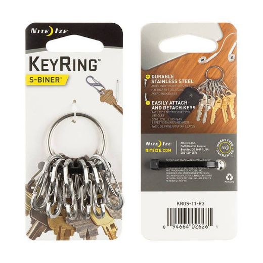 Picture of Niteize KeyRing Steel S-Biner