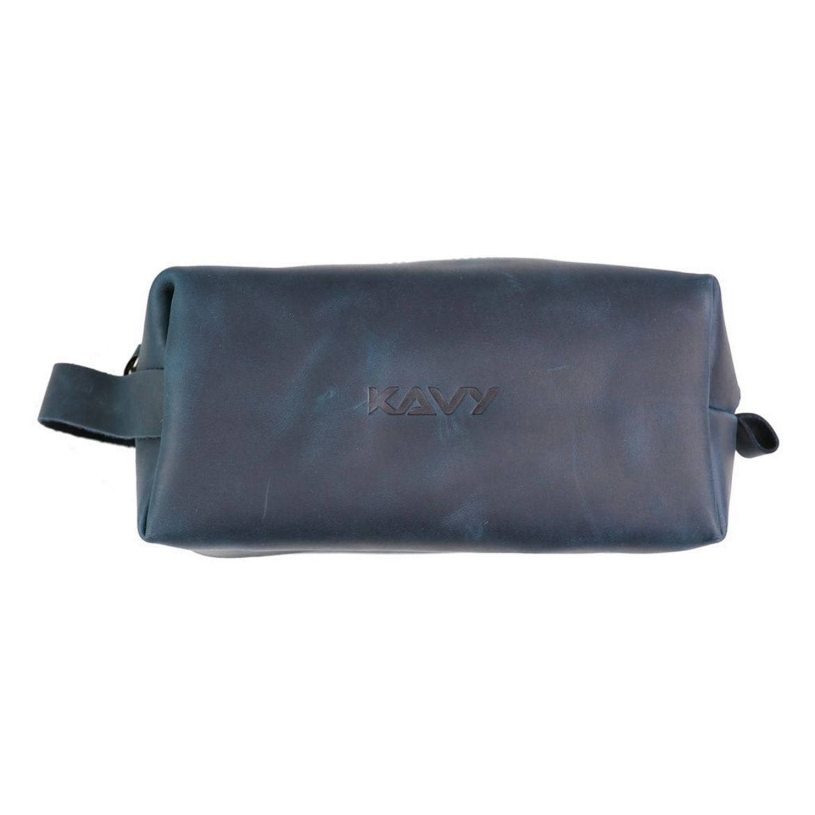 Picture of Kavy Leather Pouch Bag - Blue