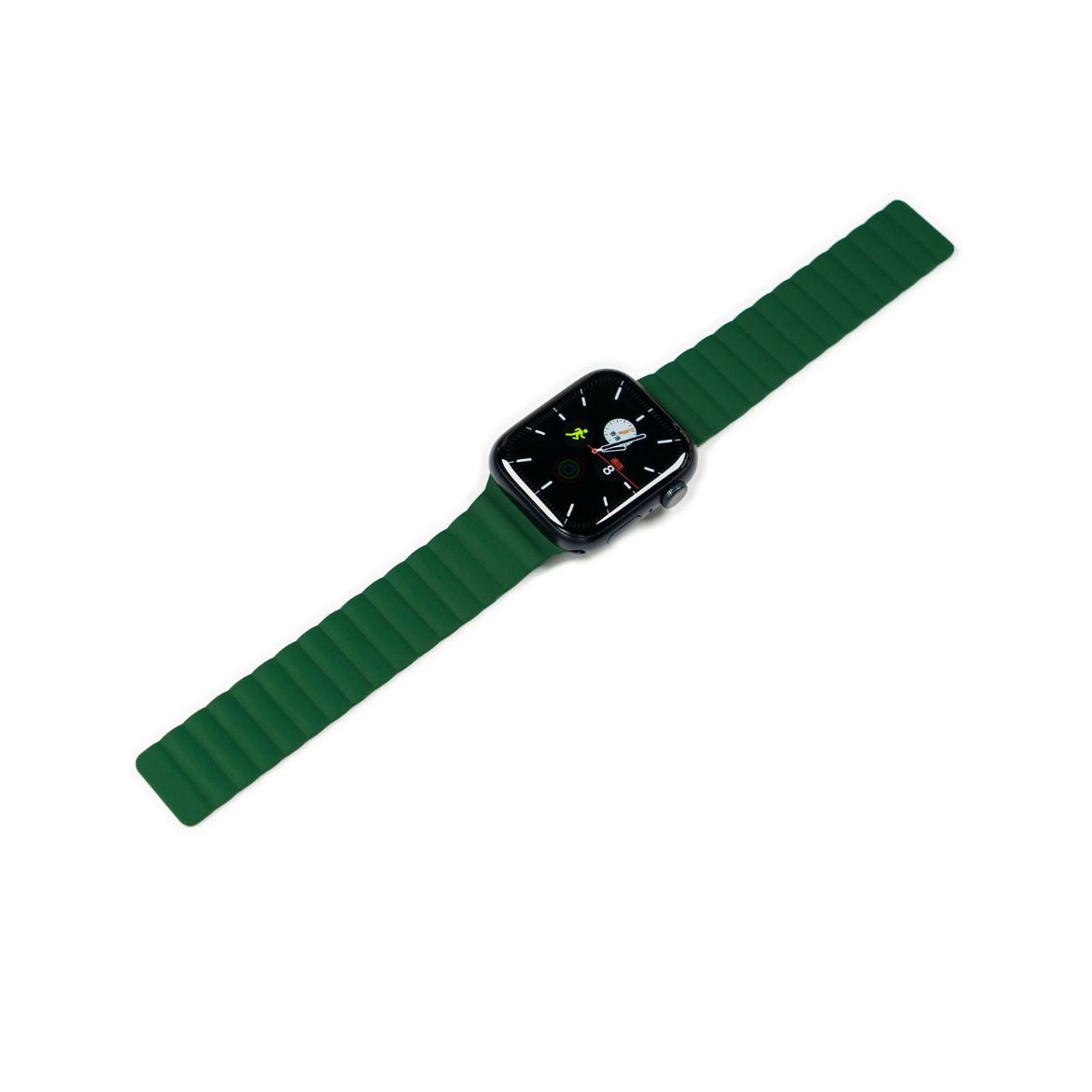 Picture of Torrii Saturn Silicone Magnetic Apple Watch Band for Ultra 49/45/44/42 mm - Forest Green