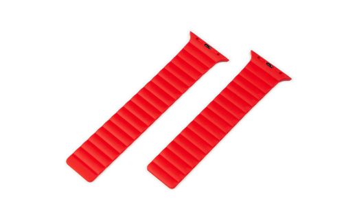 Picture of Torrii Saturn Silicone Magnetic Apple Watch Band for Ultra 49/45/44/42 mm - Red