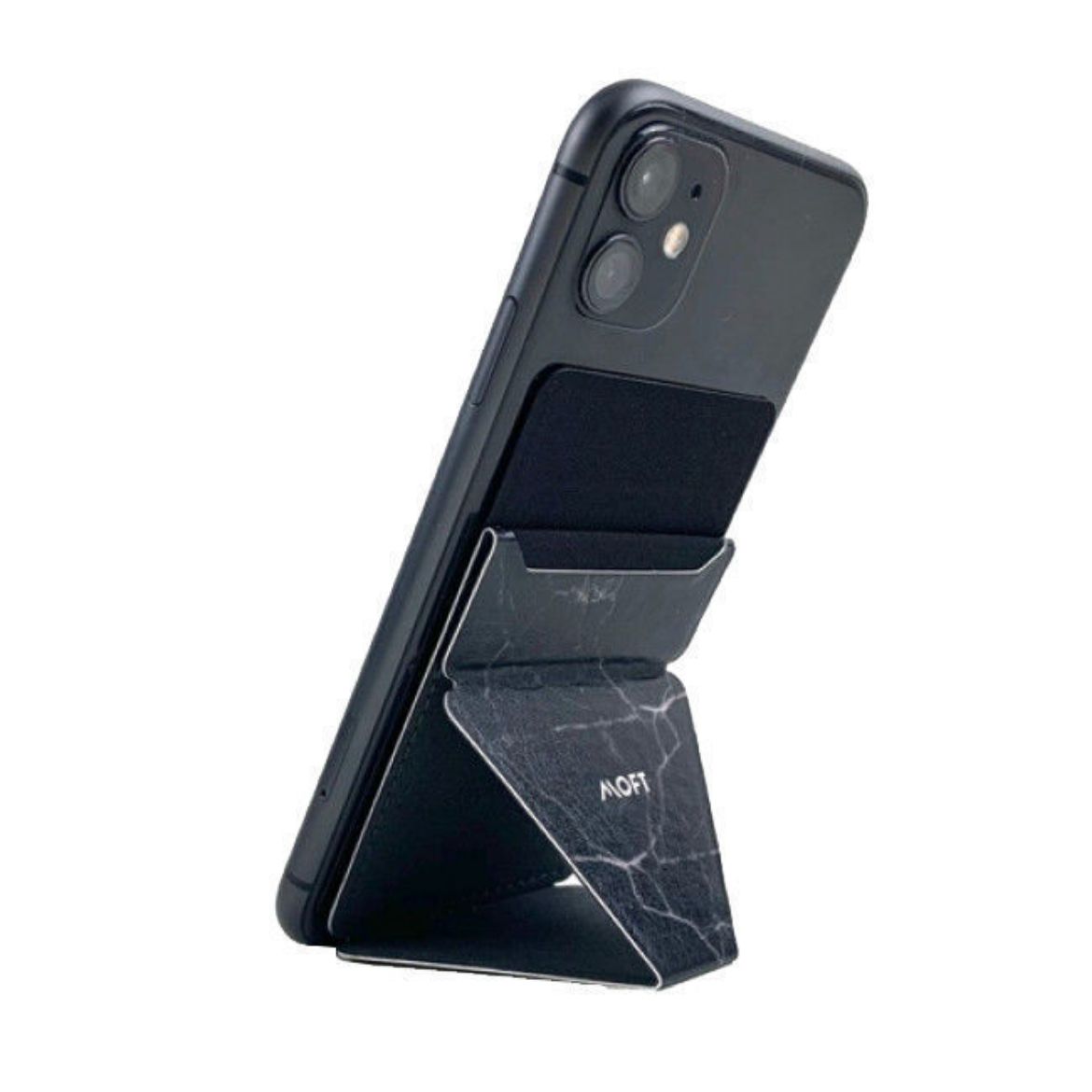 Picture of  Moft Phone Stand Wallet/Hand Grip - Marble Black