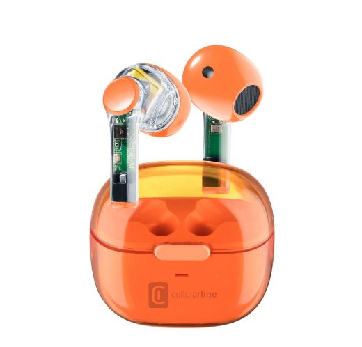 Picture of Cellularline Fine Bluetooth Earphones TWS Universal - Orange