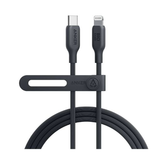 Picture of Anker PowerLine USB-C to Lightning Bio-Based 0.9M - Black