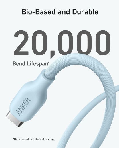 Picture of Anker 544 USB-C to USB-C Cable 140W Bio-Based 1.8M - Blue