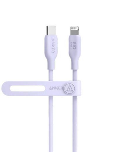 Picture of Anker 542 USB-C to Lightning Cable Bio-Based 0.9M- Violet