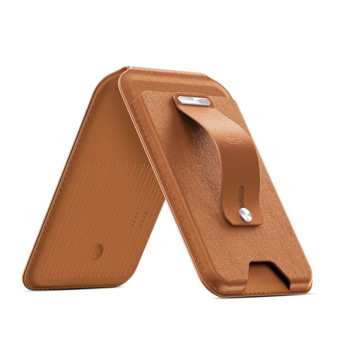 Picture of ESR HaloLock Geo Wallet Grip Stand - Caramel Brown