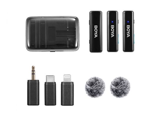 Picture of Boya Link All-in-One Design Wireless Microphone System - Black