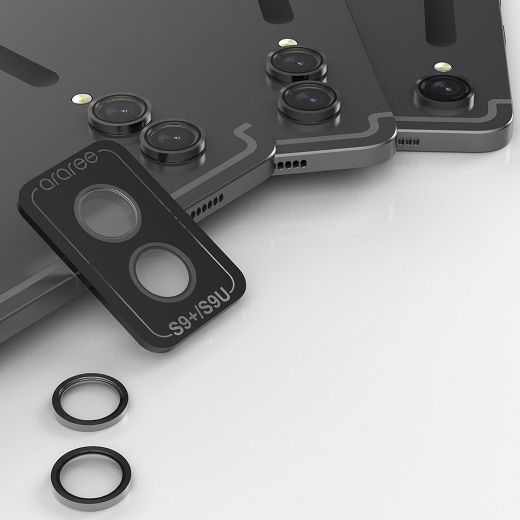 Picture of Araree C-Sub Core Mr Indiviual Metal Ring Camera Lense Protector Glass for Samsnug Tab S9 Plus / S9 Ultra - Clear