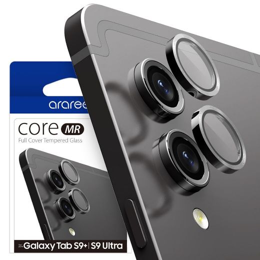 Picture of Araree C-Sub Core Mr Indiviual Metal Ring Camera Lense Protector Glass for Samsnug Tab S9 Plus / S9 Ultra - Clear