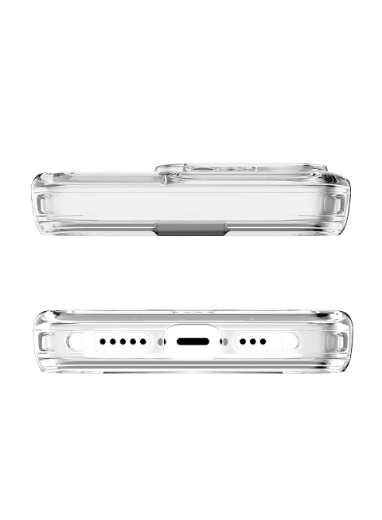 Picture of Itskins Avana Grip-It Series Case Magsafe Compatible With Camera Lens Protector for iPhone 15 Pro - Clear