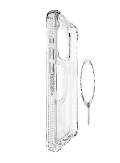 Picture of Itskins Hybrid Clear Case Compatible With Magsafe for iPhone 15 Pro - Transparent