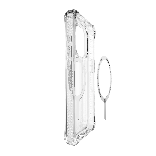 Picture of Itskins Hybrid Clear Case Compatible With MagSafe for iPhone 15 Pro Max - Transparent