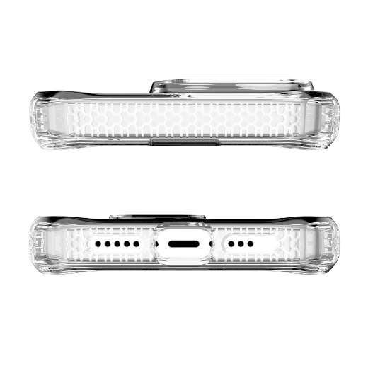 Picture of Itskins Hybrid Clear Case Compatible With MagSafe for iPhone 15 Pro Max - Transparent