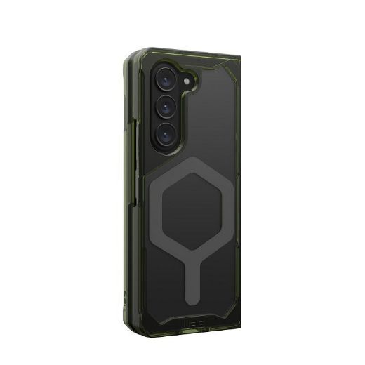 Picture of UAG Samsung Galaxy Z Fold 5 Plyo Pro Magsafe Case - Olive/Space Gray