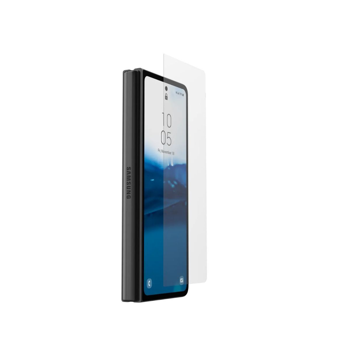 Picture of UAG Samsung Galaxy Z Fold 5 Glass Shield Screen Protector - Clear