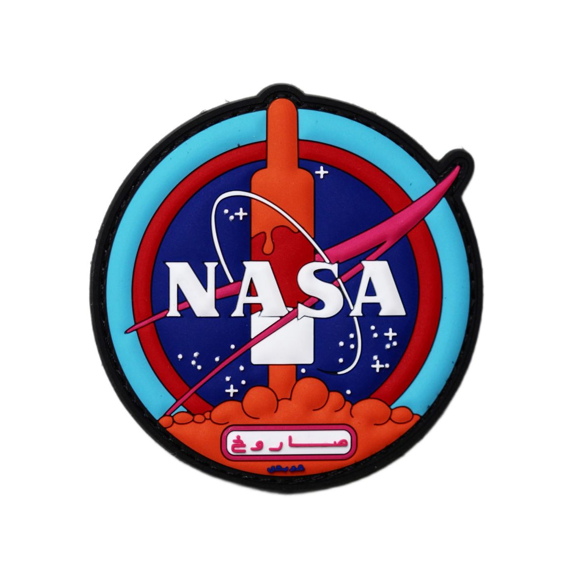 Picture of Black Kuwait Rocket/Nasa Patch