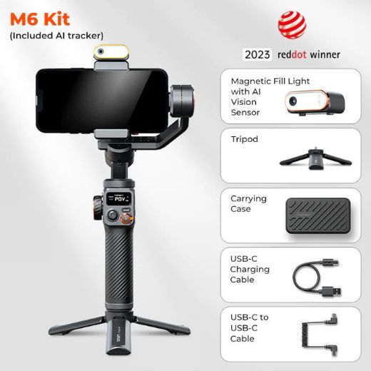 Picture of Hohem 3-Axis Gimbal iSteady M6 Kit - Black