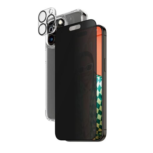 Picture of  PanzerGlass Bundle with D3O for iPhone 15 Pro Max - Privacy