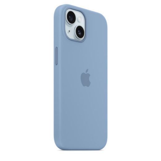 Picture of Apple iPhone 15 Silicone Case with MagSafe - Winter Blue