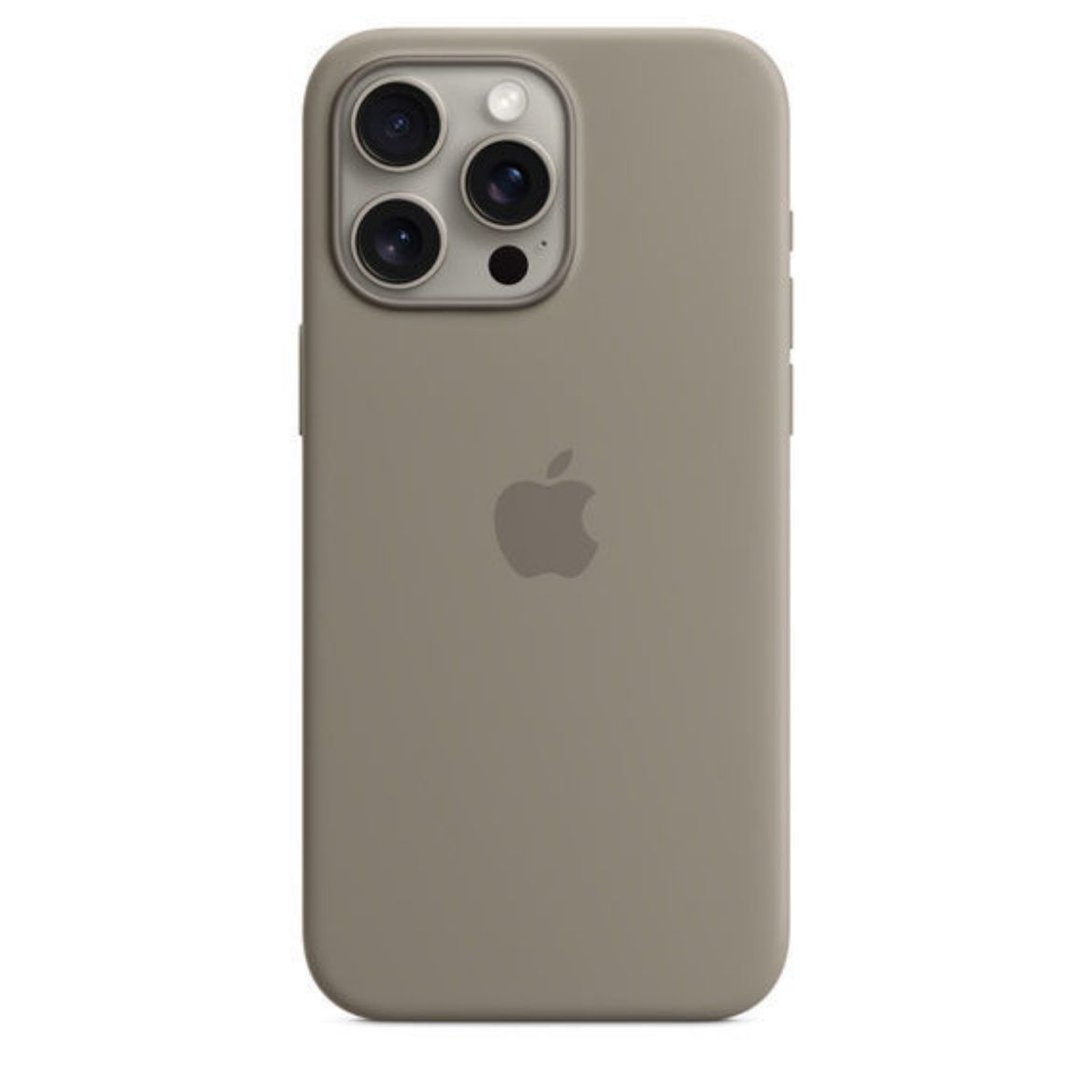 Picture of Apple iPhone 15 Pro Silicone Case with MagSafe - Clay