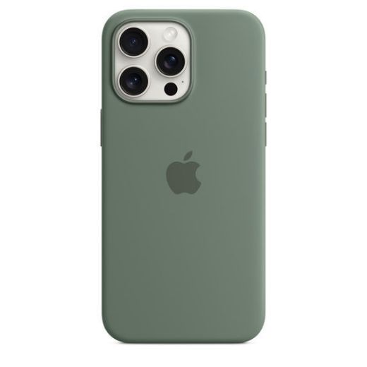 Picture of Apple iPhone 15 Pro Max Silicone Case with MagSafe - Cypress