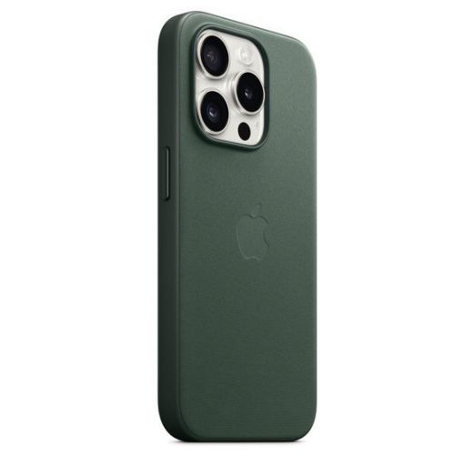 Picture of Apple iPhone 15 Pro FineWoven Case with MagSafe - Evergreen