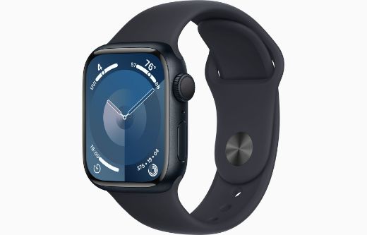 Picture of Apple Watch Series 9 GPS 41mm Aluminium Case with Midnight Sport Band S/M - Midnight