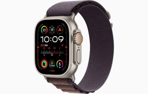 Picture of Apple Watch Ultra 2 GPS + Cellular 49mm Titanium Case with Alpine Loop Medium - Indigo