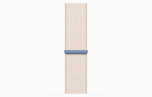 Picture of Apple Watch Series 9 GPS 45mm Aluminium Case with Starlight Sport Loop - Starlight