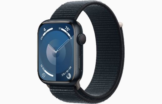 Picture of Apple Watch Series 9 GPS 45mm Aluminium Case with Midnight Sport Loop - Midnight