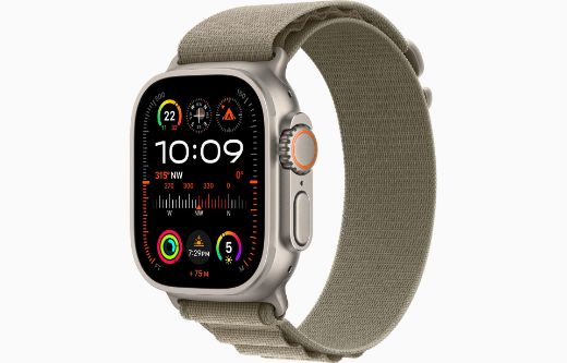 Picture of Apple Watch Ultra 2 GPS + Cellular 49mm Titanium Case with Alpine Loop Small - Olive