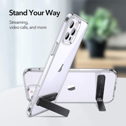 Picture of ESR Boost Phone Kickstand Vertical and Horizontal Stand Adjustable Angle - Black