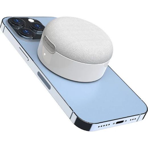 Picture of Scosche BoomCan Portable Wireless Speaker with Built in MagSafe - White