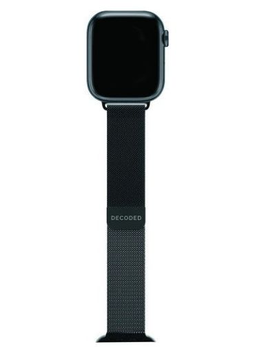 Picture of Decoded Milan Traction Strap for Apple watch 45mm - Black