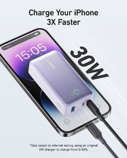 Picture of Anker 533 Power Bank PowerCore 30W 10000 PD - Violet