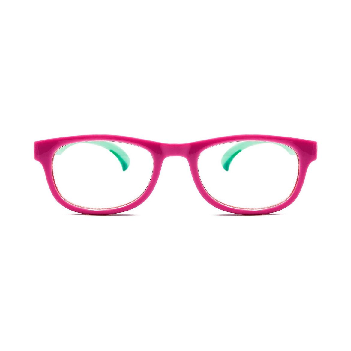 Picture of Specs Rectangle Frame Kids Screen Glasses - Pink/Green